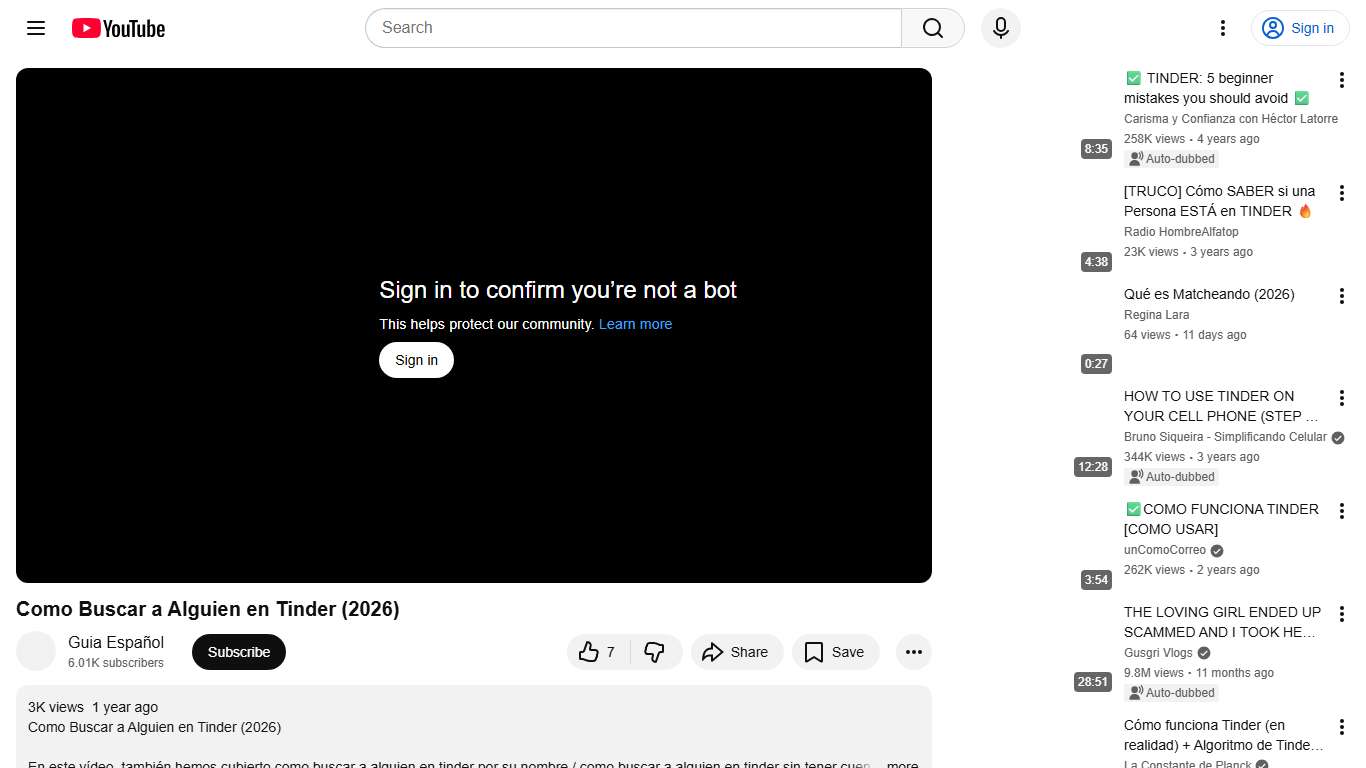 Como Buscar a Alguien en Tinder (2026) - YouTube
