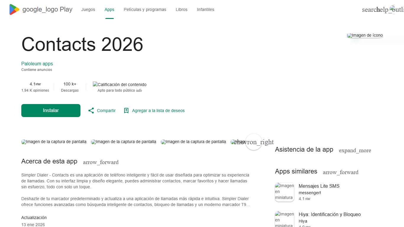 Contacts 2026 - Apps en Google Play